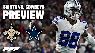 Saints vs Cowboys Week 2 Preview  PFF [upl. by Lada]