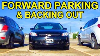 How To Forward Bay Park amp Reverse Back Out Of A Parking Spot  Forward Stall Parking Made Easy [upl. by Ladnor]