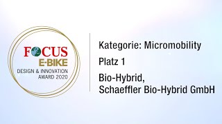 BioHybrid  1 Platz  Kategorie Micromobility  Der FOCUS EBIKE Innovation Talk [upl. by Cleodal434]