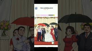 Brain Puzzle queen level 93 Rain Wedding shorts shortsviral gameplay anime gameasahotak [upl. by Trauts805]