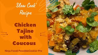 Delicious Chicken Tajine with Lemon Dates and Coucous  Ninja Foodi PossibleCooker Pro Easy Recipe [upl. by Noivaz]