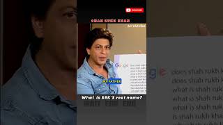 What is Shah Rukh Khans real name [upl. by Daffodil596]