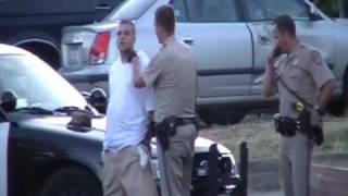 CHP Pursuit ends in Foothill Farms area July 16 2010 [upl. by Ettennaej722]