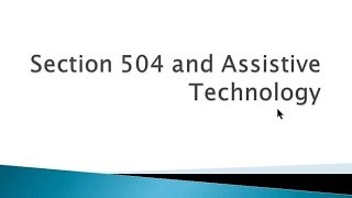 Practical Ideas for Using Assistive Technology to Make Accommodations for Students with Disabilities [upl. by Uuge]