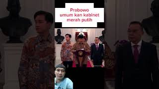 Prabowo umum kan kabinet [upl. by Roee572]