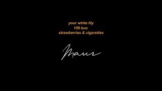 strawberries amp cigarettes  w lyrics   markmin [upl. by Hoshi]