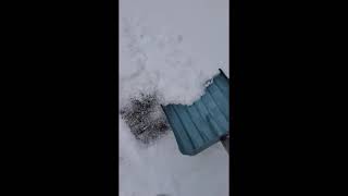 Yardworks Aluminum Snow Shovel video review by Steven [upl. by Guinn]