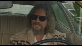 The Big Lebowski  Car scene with Creedence Clearwater Revival  quotLookin Out My Back Doorquot 4K [upl. by Ariella921]