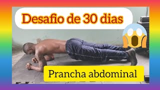 desafio de 30 dias prancha abdominal dia 1 [upl. by Nalym]