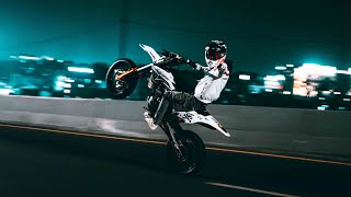 SUPERMOTO NIGHT RIDE  4K [upl. by Kandy70]