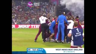 Carlos Brathwaite’s heroics in the 2016 T20WorldCup final with baseballfriendly commentary ⚾🏏 [upl. by Yenmor]