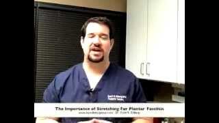 The Importance of Stretching For Plantar Fasciitis Indianapolis Noblesville IN Podiatrist [upl. by Aleciram]