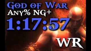 God of War  NG Speedrun in 11757 Former WR [upl. by Wilson]