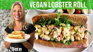 Easy Vegan Lobster Roll Recipe  Kathys Vegan Kitchen [upl. by Centeno]