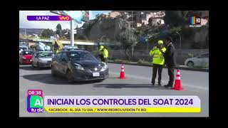 Inician los controles del SOAT 2024 [upl. by Daggna]