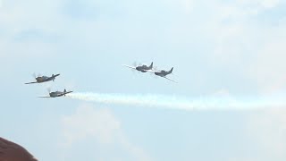 Western Front Reenactment at Duxford Battle of Britain airshow 2021 [upl. by Ujawernalo]