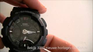 Casio GShock GA1201AER horloge handleiding  review [upl. by Alehcim]