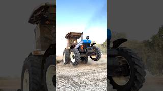 New holland 5620 4x4 attach with 16 tiles cultivator end watch 😯😱 shorts ytshorts agriculture [upl. by Franky]