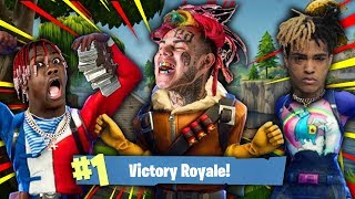 FAMOUS PEOPLE PLAYING FORTNITE ►Rappers Actors Athletes [upl. by Alysoun267]