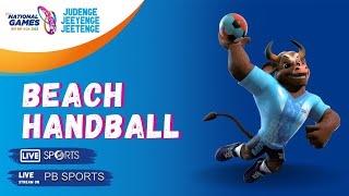 LIVE Beach Handball🤾‍♀️ 37th National Games Goa 2023  DD Sports [upl. by Crellen]