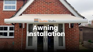 Retractable Awning Installation in Kent  The Shutter Studio [upl. by Evelc]