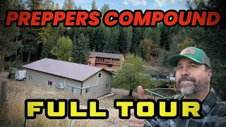 Full Prepper Homestead Tour Preppers Workshop  Food Pantry  Garden  Chicken Coop amp More [upl. by Iorgo]