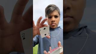 Card Trick magic cards cardistry spring shuffle shorts magicwithRahaan viral [upl. by Dlorad359]