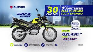 Paga tu primer cuota 𝗛𝗔𝗦𝗧𝗔 𝗘𝗡 𝗘𝗡𝗘𝗥𝗢 con Suzuki DR150 [upl. by Bertasi]