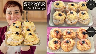 ZEPPOLE DI SAN GIUSEPPE AL FORNO amp FRITTE Ricetta Facile  Pasta Choux Fatto in Casa da Benedetta [upl. by Garihc]