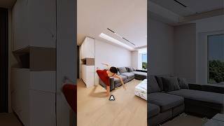 Modern Living Room Design shorts [upl. by Shinberg544]