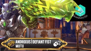 Mutu Androxus Defiant Fist amp Flickshot Mutu Paladins Grandmaster [upl. by Fowler]