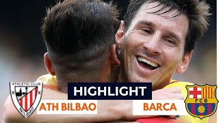 Barcelona vs Athletic Bilbao  La Liga Clash  2024 Intense Battle Highlights [upl. by Maag]