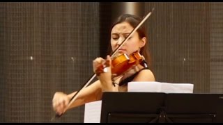 SPOHR Violin Competition Sumina Studer  W A Mozart Sonata in Bflat Major Andantino [upl. by Mallissa712]