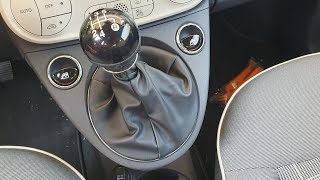 How to replace a fiat 500 Gear Shift Boot [upl. by Jareb687]