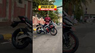 Aprilia RS 457 Service Cost Revealed  BikeWale shorts apriliars457 [upl. by Imoyn627]