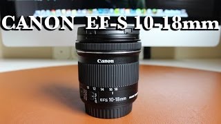 Canon EFS 1018mm f4556 IS STM  Revisión en profundidad [upl. by Brendin209]