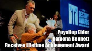 Puyallup Elder Ramona Bennett Receives Lifetime Achievement Award [upl. by Yretsym]