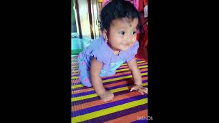 Arna first ambegalu ❤️🥰 23102024 cutebaby babygirl viralvideo shorts [upl. by Sanoj]