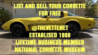 1979 Corvette TTop Yellow great looks and performance offered THEVETTENET [upl. by Ahsei745]