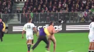 All Blacks Streaker vs England  2014 HD [upl. by Queridas]