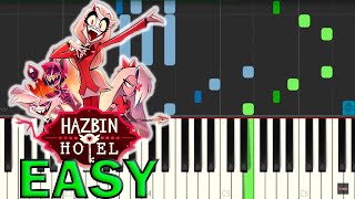 Hazbin Hotel End credits theme 🎹 Piano Tutorial 🎹 [upl. by Irtimd]