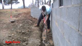 Waterproofing  How to waterproof your foundation [upl. by Nnylarej]