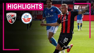 FC Ingolstadt 04  Hansa Rostock  Highlights 3 Liga  MAGENTA SPORT [upl. by Carlton]