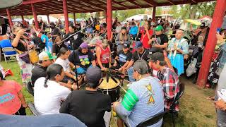 Yankton Sioux at United Tribes 51st annual powwow 2021 3 [upl. by Ebert]