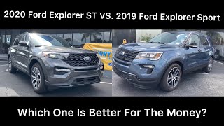 2020 Ford Explorer ST VS 2019 Ford Explorer Sport – Which One Is Better For The Money [upl. by Mosby]