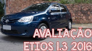 Avaliação Toyota Etios 13 2016  Avaliação de Usados [upl. by Nydnarb]