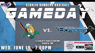 BSB Sedalia Bombers vs Warren Co Crop Dusters Game 2 061924 Broadcast 0590 [upl. by Sotos]