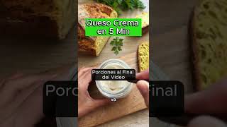 ¡Queso Crema Vegano en Solo 5 Minutos 🕒🥛 comidavegana [upl. by Crist446]