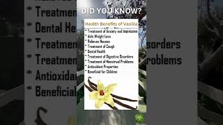 Health Benefits of Vanilla [upl. by Hallimaj]