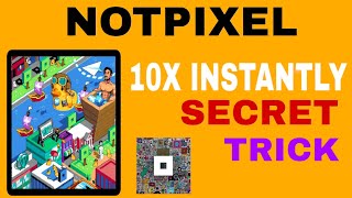 Notpixel airdrop  claim 10x instantly Notpixel airdrop updates airdrops notpixel [upl. by Eelsew]